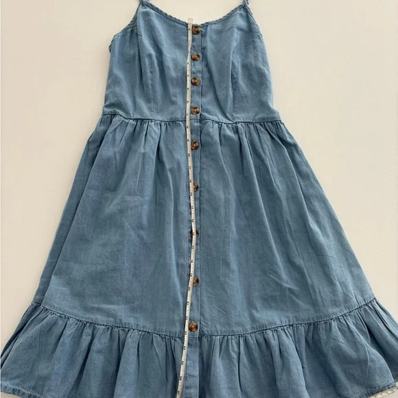 Japna Light Denim Strapless Dress – Size Small – $35 - Picture 9 of 10